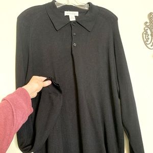 Anthology Silk Knit Sweater Sz XL